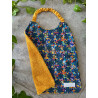 Bavoir maternelle arabesque jaune