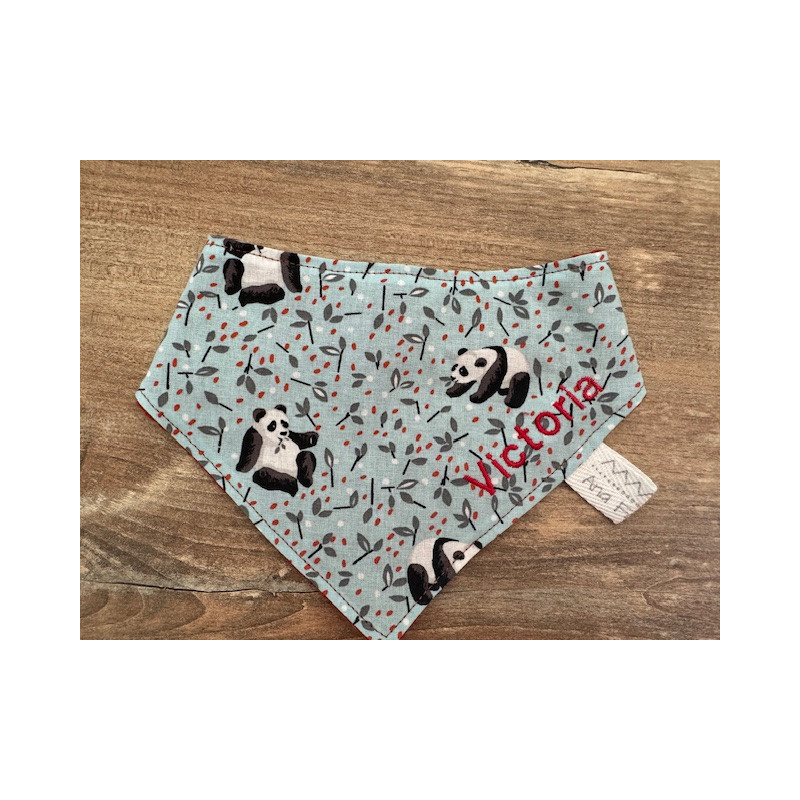 bavoir bandana panda