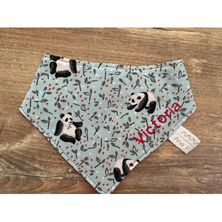 bavoir bandana panda