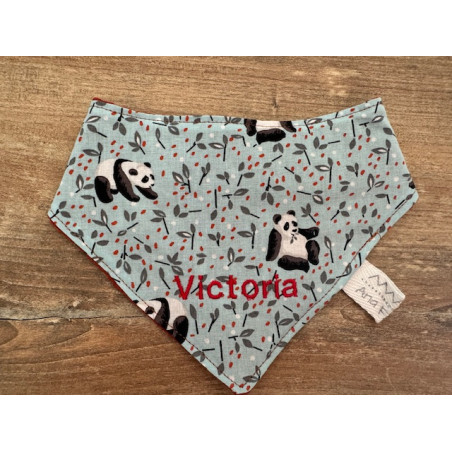 bavoir bandana panda