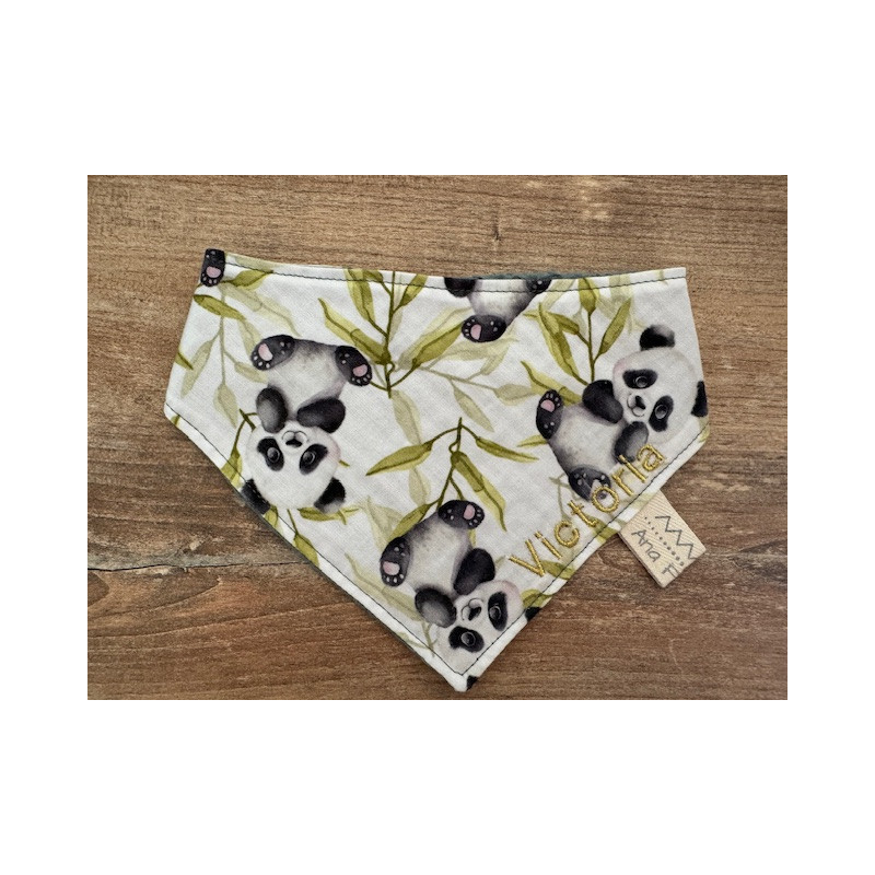 bavoir bandana panda