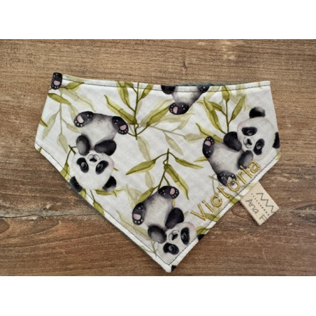 bavoir bandana panda