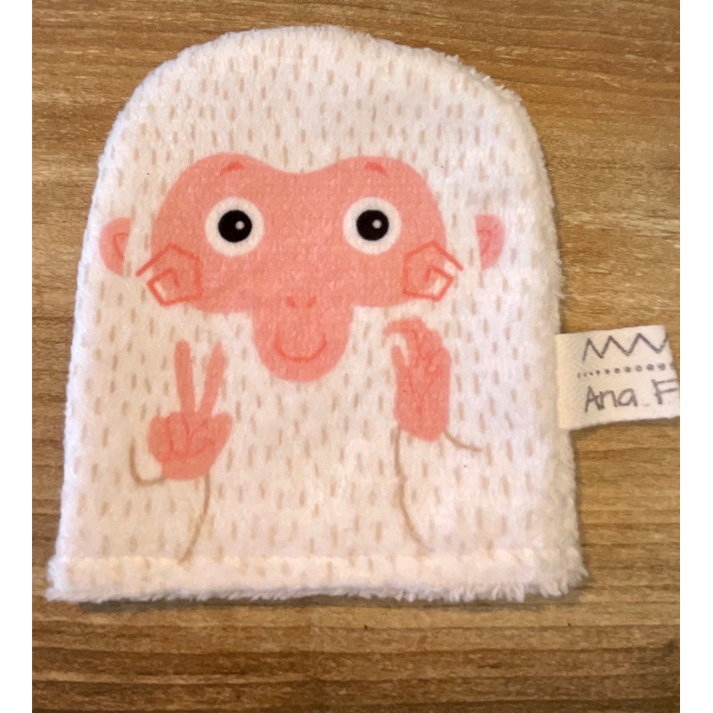 Gants de toilette animaux