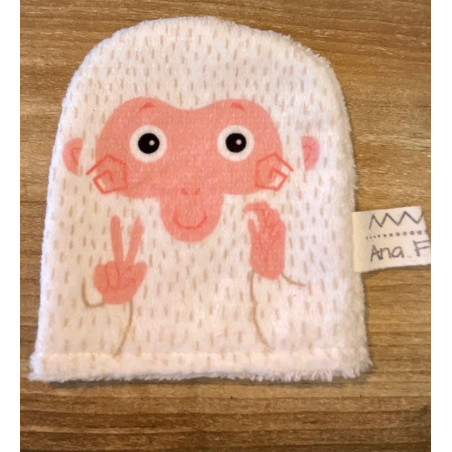 Gants de toilette animaux